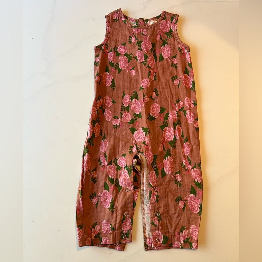 Little James baby girl floral jumper